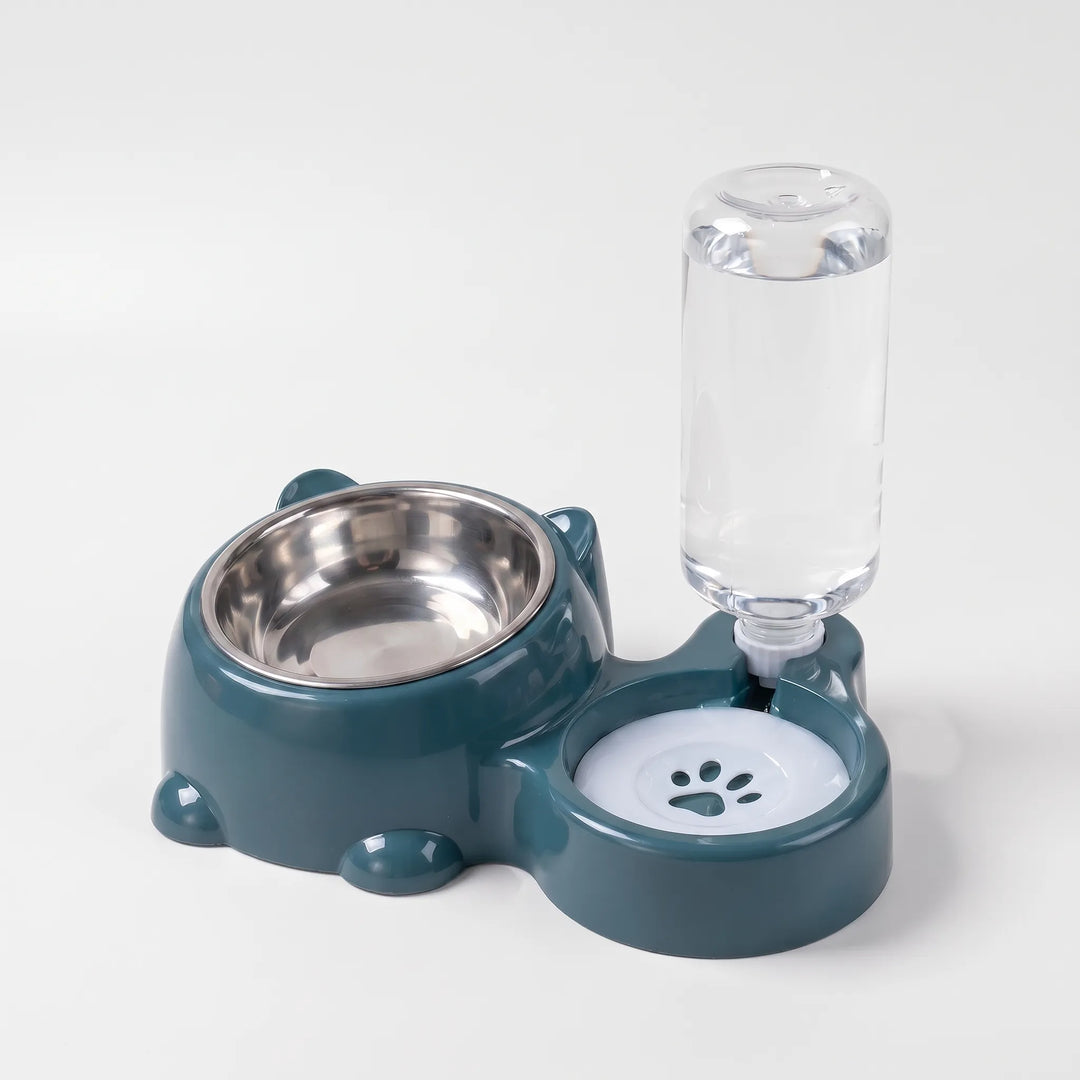 2-In-1 Futterstation Für Haustiere -  Kibblia