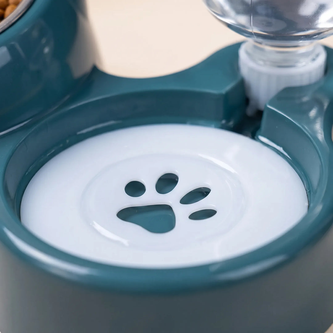 2-In-1 Futterstation Für Haustiere -  Kibblia