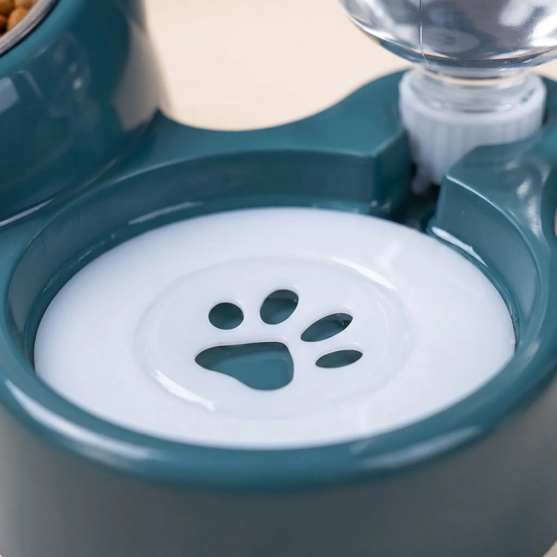 2-In-1 Futterstation Für Haustiere -  Kibblia