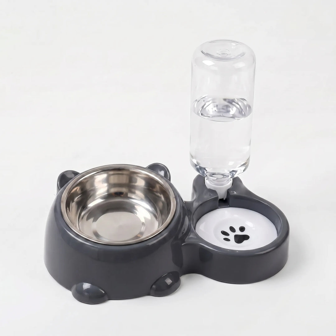 2-In-1 Futterstation Für Haustiere -  Kibblia