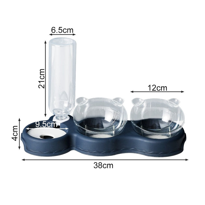 3-In-1 Futterstation -  Purrino