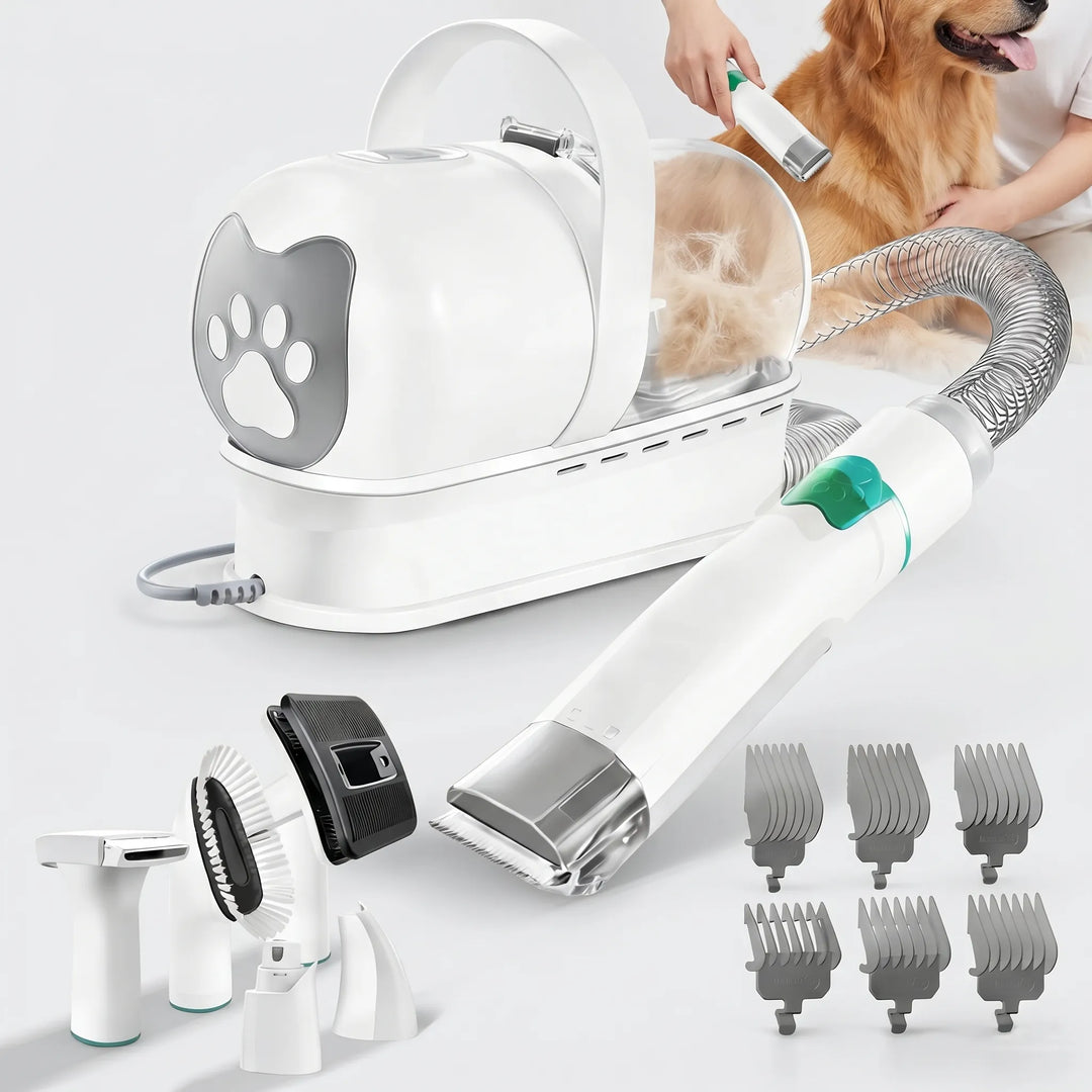 7-In-1-Tierpflege-Saugerset -  PetGroomVac