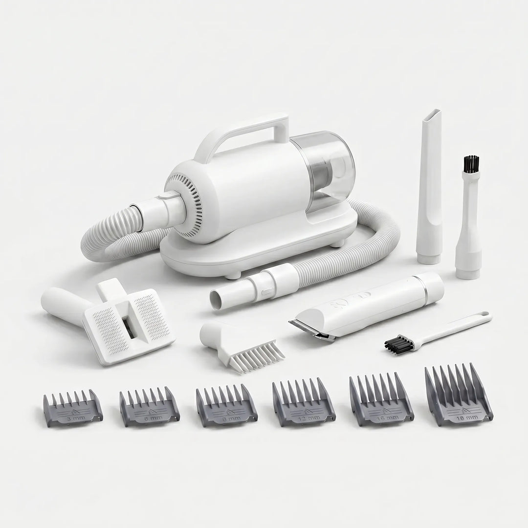 8-In-1 Tierpflege-Set Mit Saugfunktion -  Petgroomer