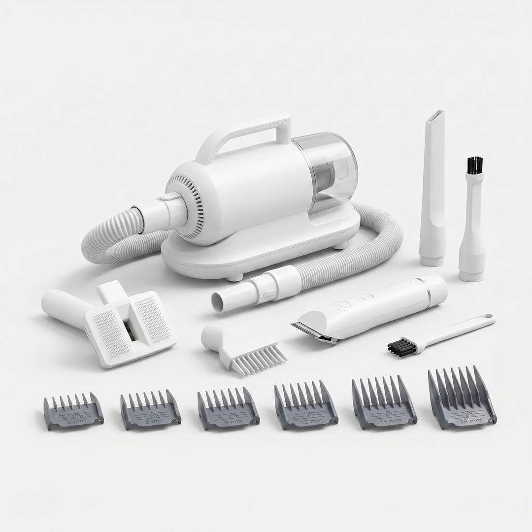 8-In-1 Tierpflege-Set Mit Saugfunktion -  Petgroomer