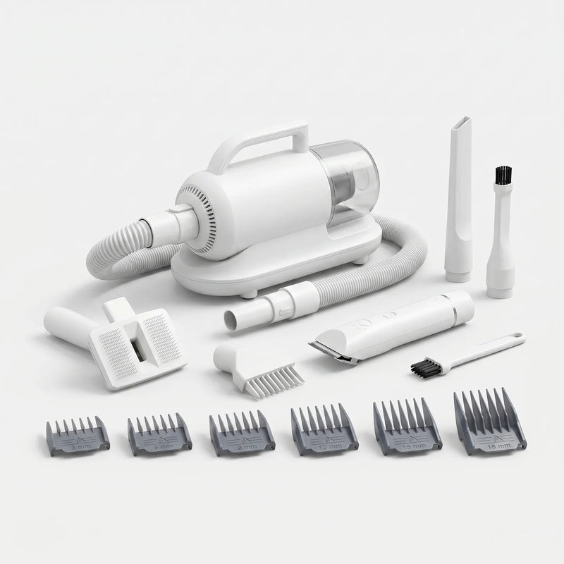 8-In-1 Tierpflege-Set Mit Saugfunktion -  Petgroomer