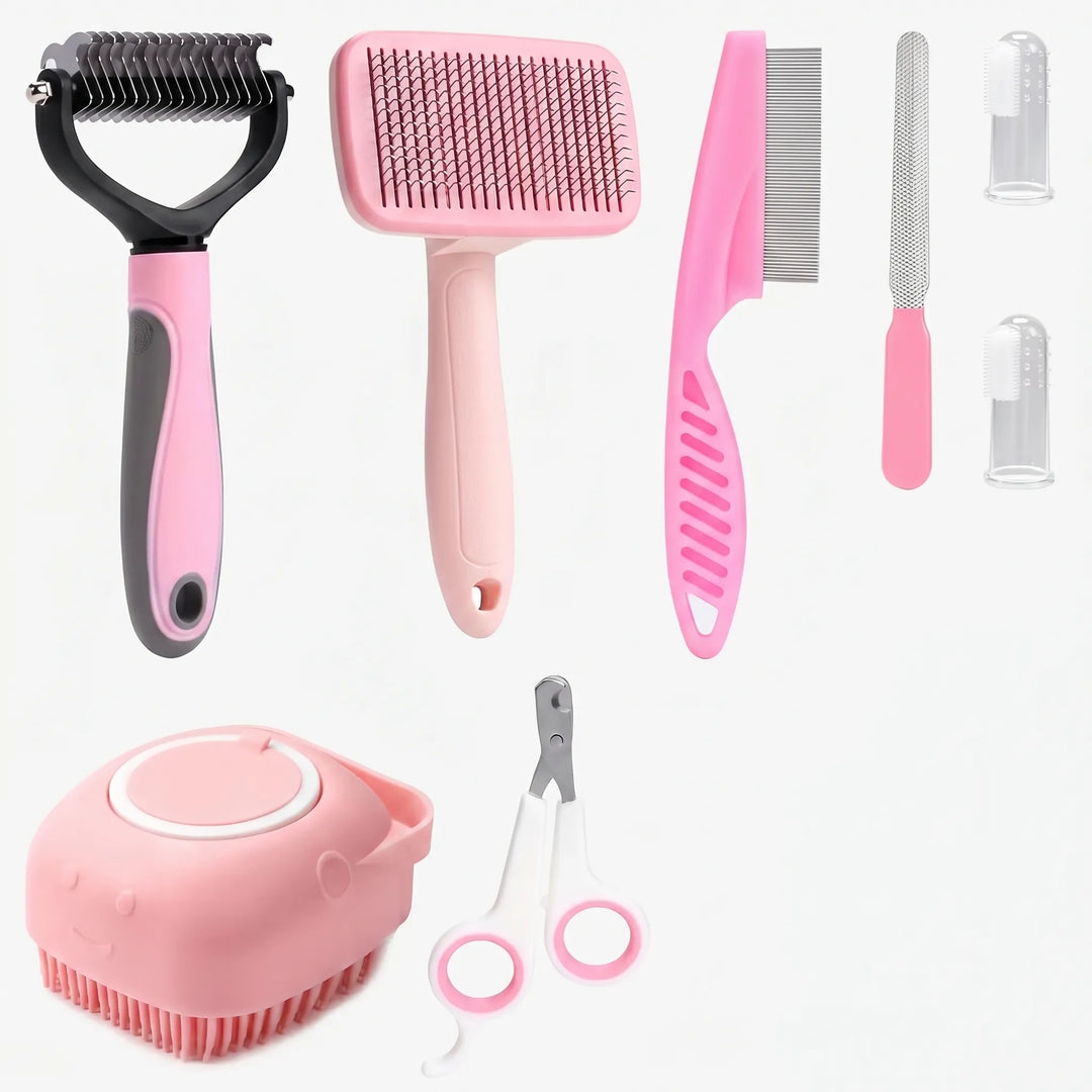 Achteiliges Fellpflege-Set Für Hunde -  GroomPaw