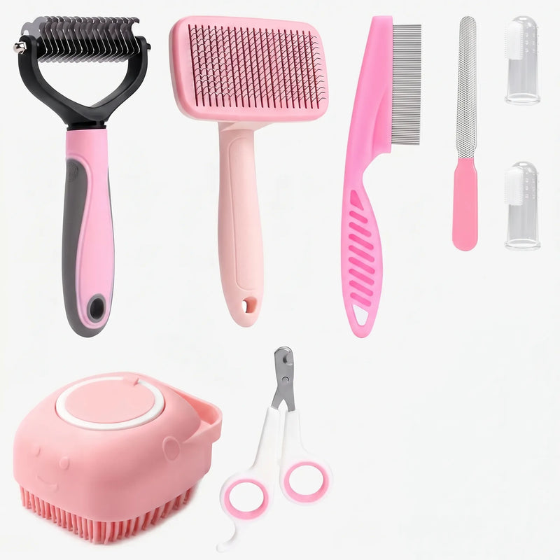 Achteiliges Fellpflege-Set Für Hunde -  GroomPaw