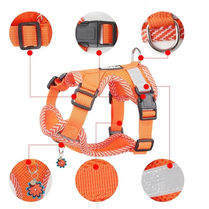 Atmungsaktives Mesh-Hundegeschirr -  Breesy