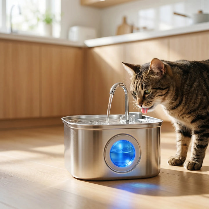 Automatischer Trinkbrunnen Mit Wasserhahn -  Fountia