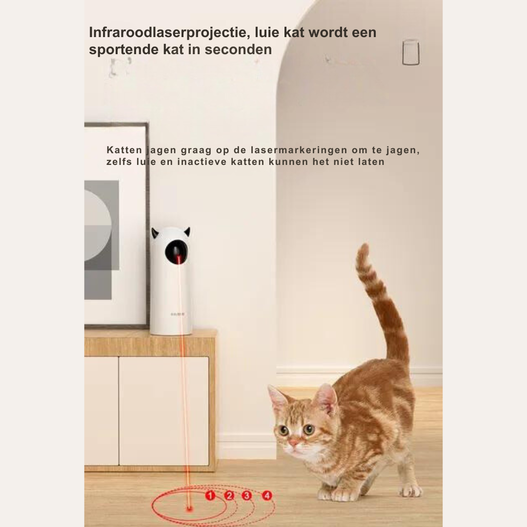 Automatisches Laser-Katzenspielzeug -  Zirclon
