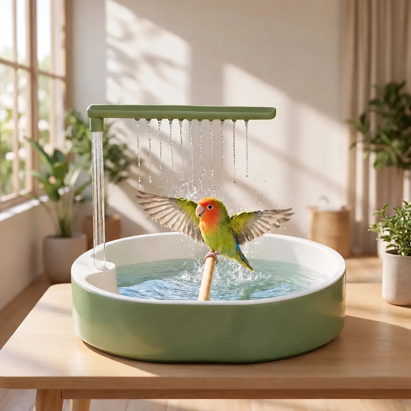 Automatisches Vogelbad Mit Dusche -  Plumano