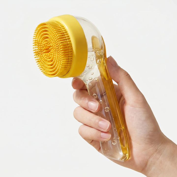 Badebürste Mit Integriertem Shampoo-Spender -  Furmelo
