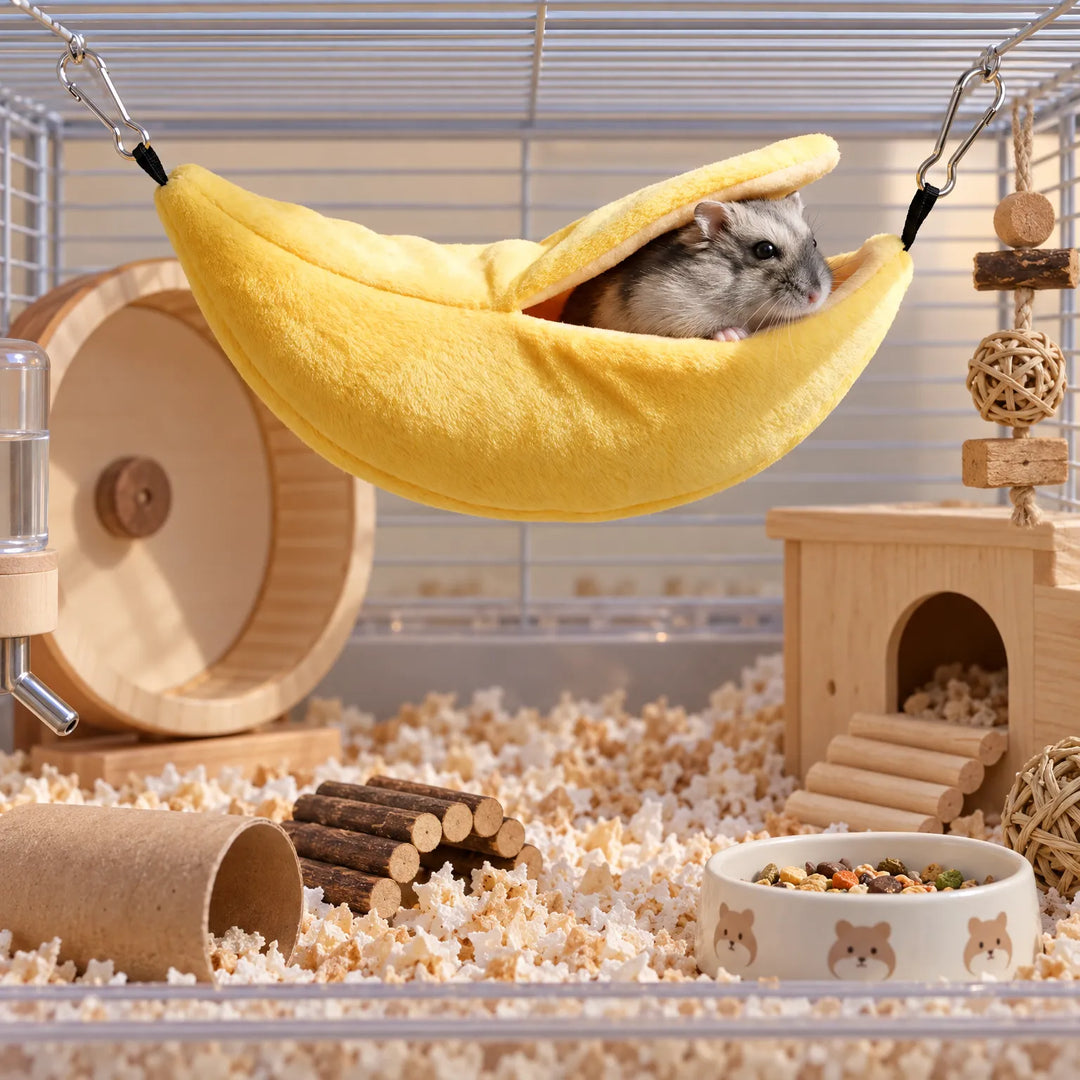 Bananenförmige Hamster Hängematte -  Banami