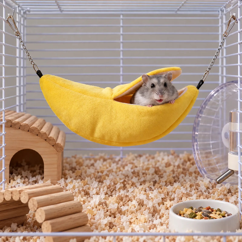 Bananenförmige Hamster Hängematte -  Banami