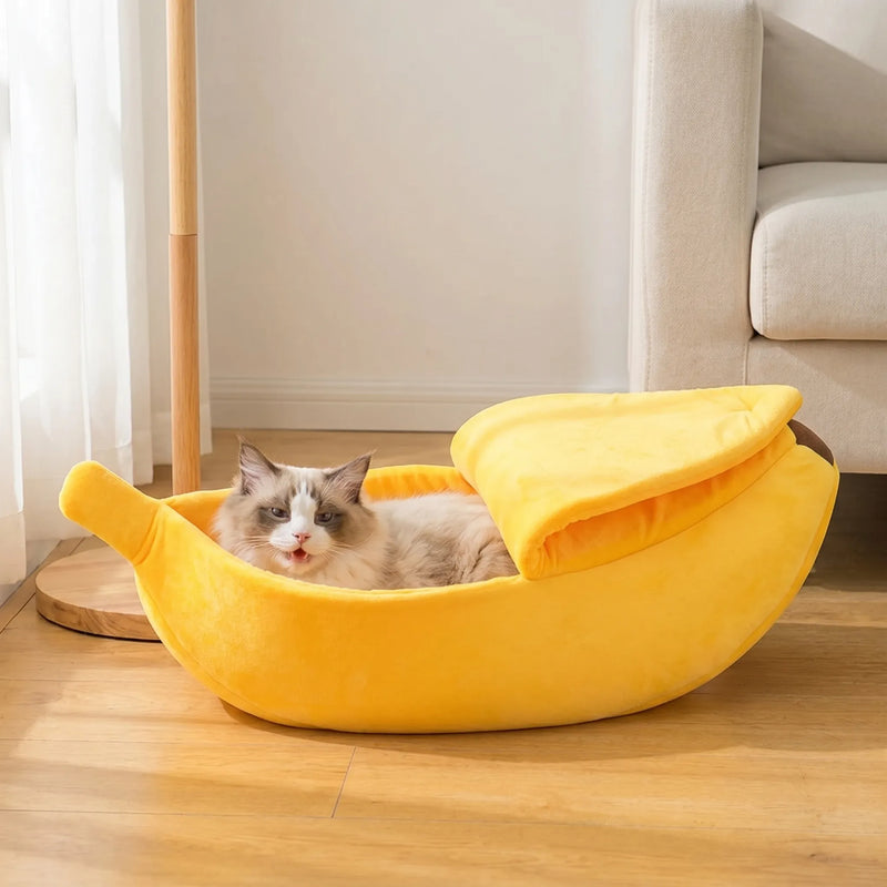 Bananenförmiges Haustierbett -  Bananimo