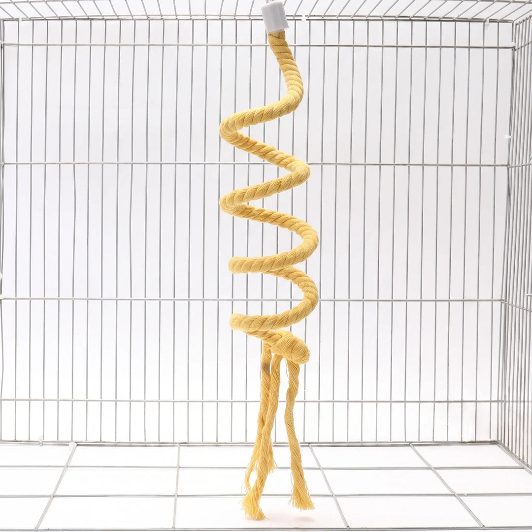 Biegsame Spiralförmige Vogelstange -  Twistil