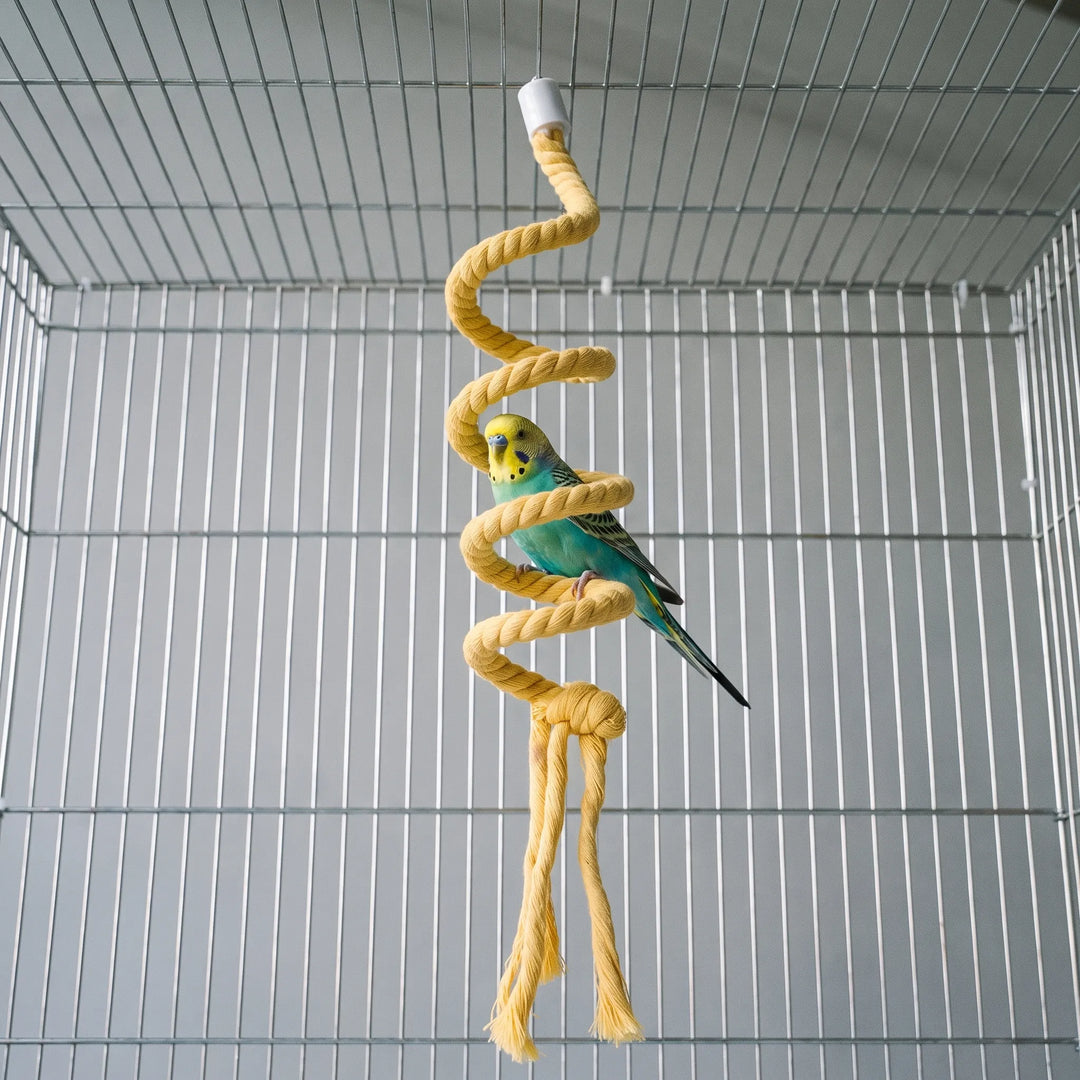 Biegsame Spiralförmige Vogelstange -  Twistil