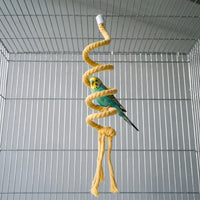 Biegsame Spiralförmige Vogelstange -  Twistil