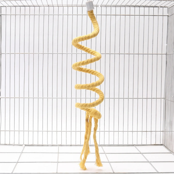 Biegsame Spiralförmige Vogelstange -  Twistil