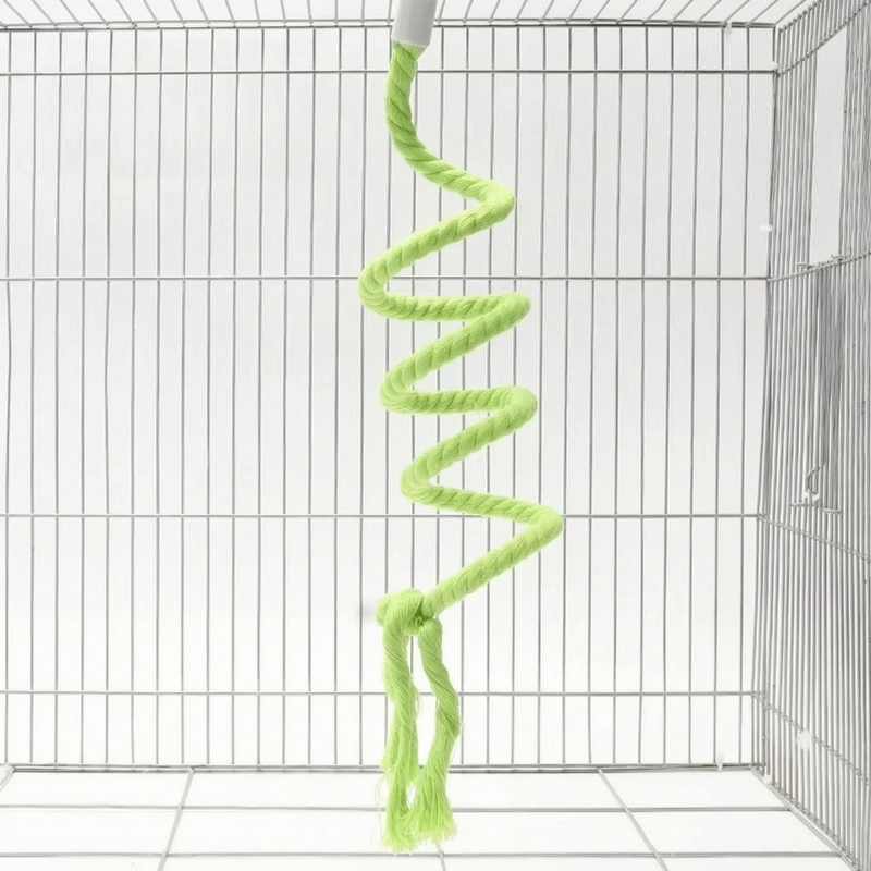 Biegsame Spiralförmige Vogelstange -  Twistil