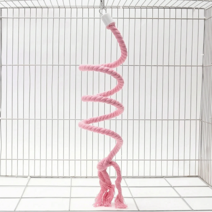 Biegsame Spiralförmige Vogelstange -  Twistil