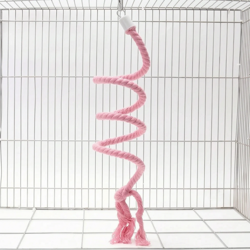 Biegsame Spiralförmige Vogelstange -  Twistil