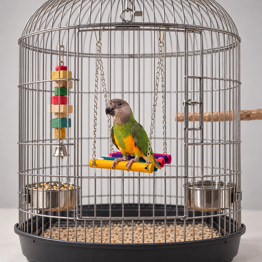 Bunte Hängeschaukel Für Vögel -  Chirpswing