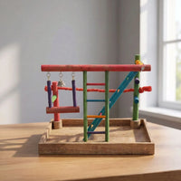 Bunter Freistehender Vogelspielplatz -  ChirpBase