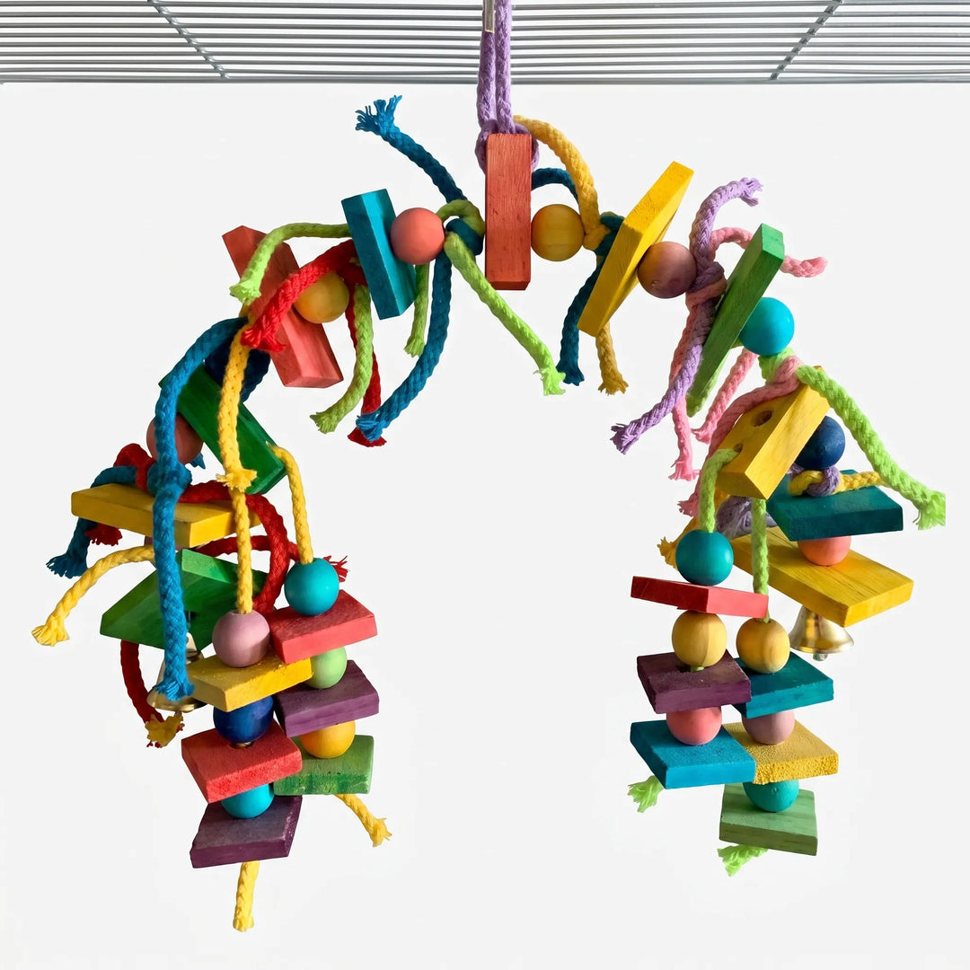 Buntes Vogelspielzeug -  Chewly