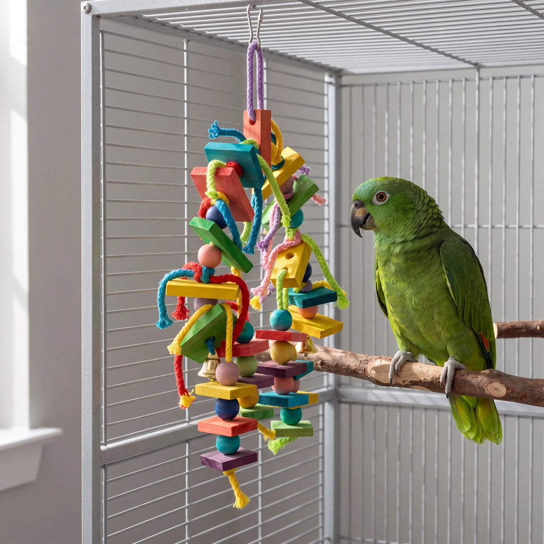 Buntes Vogelspielzeug -  Chewly