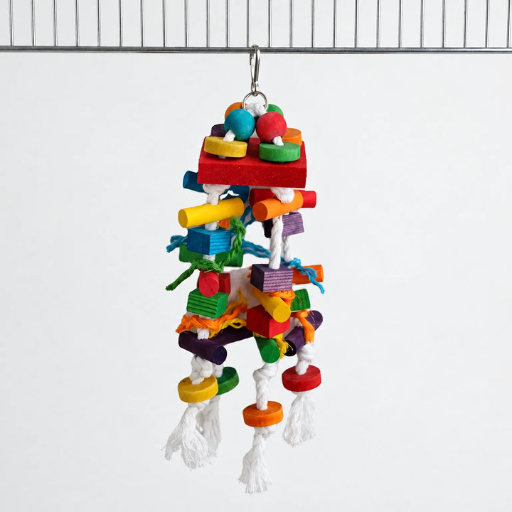Buntes Vogelspielzeug Für Papageien -  ChewJoy
