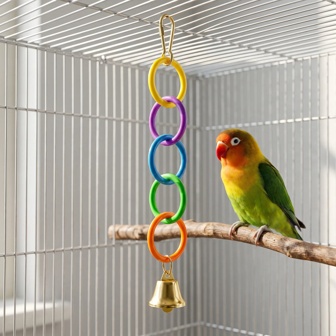 Buntes Vogelspielzeug Mit Ringen -  ClimbRing