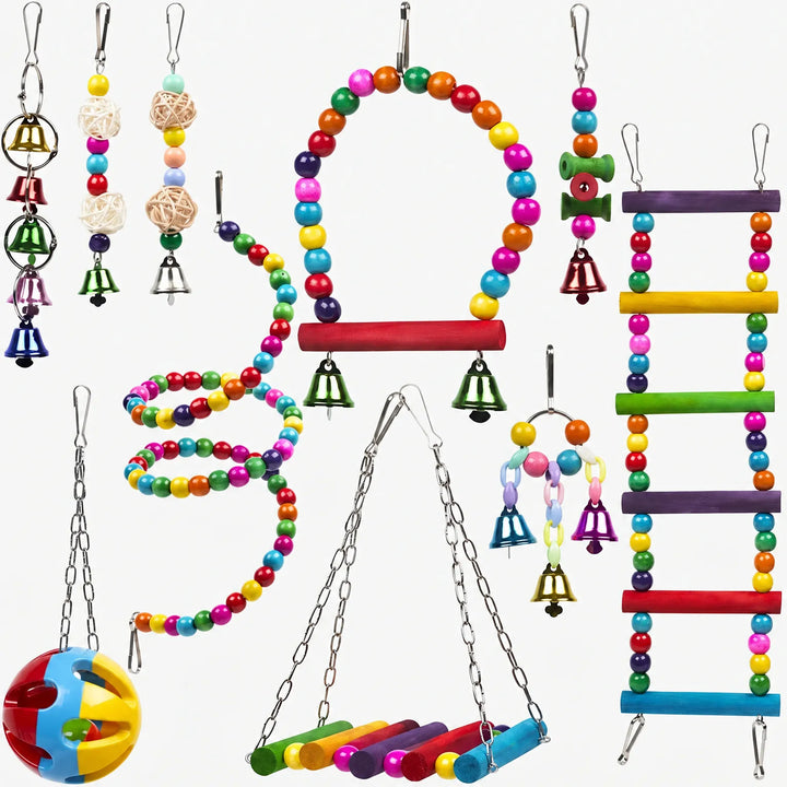Buntes Vogelspielzeug Set -  Beakplay