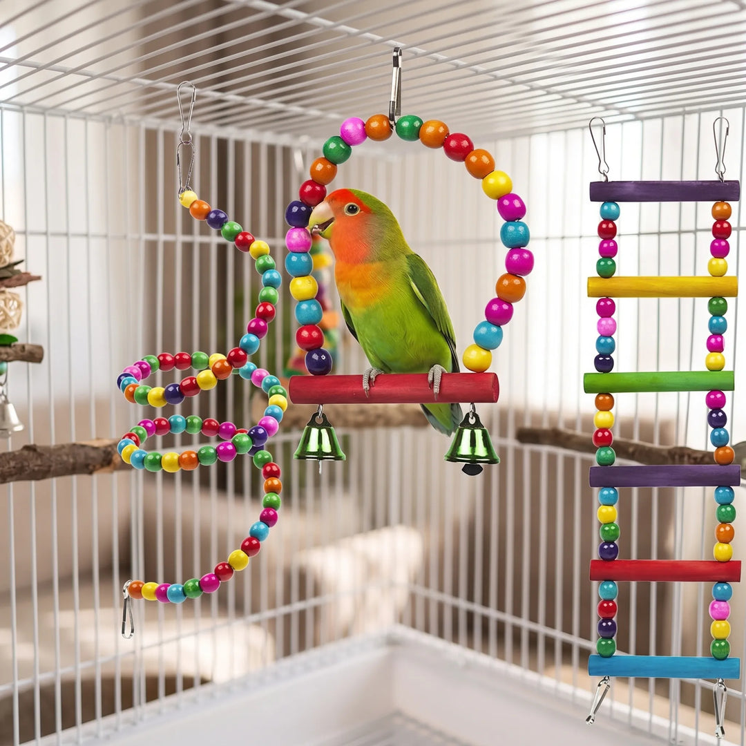 Buntes Vogelspielzeug Set -  Beakplay