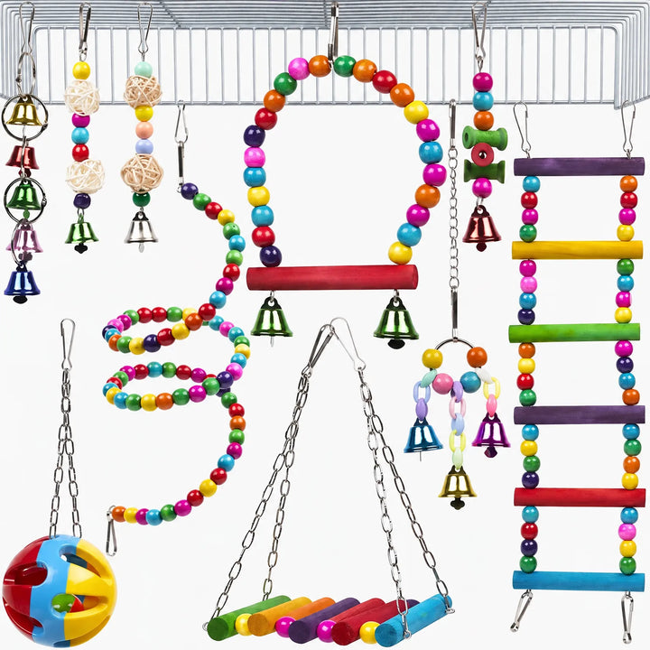 Buntes Vogelspielzeug Set -  Beakplay