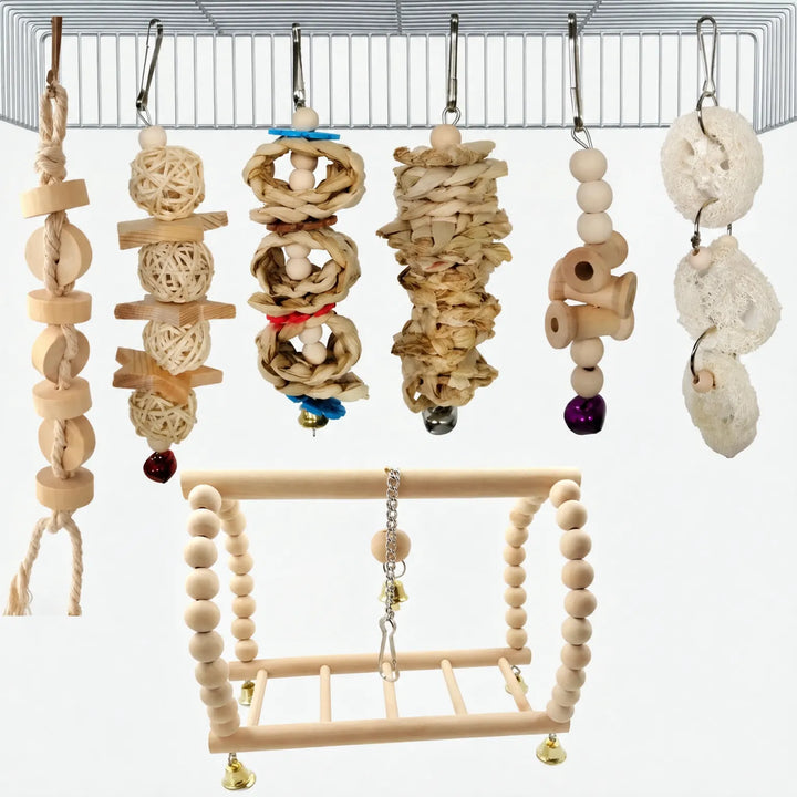 Buntes Vogelspielzeug Set -  Beakplay