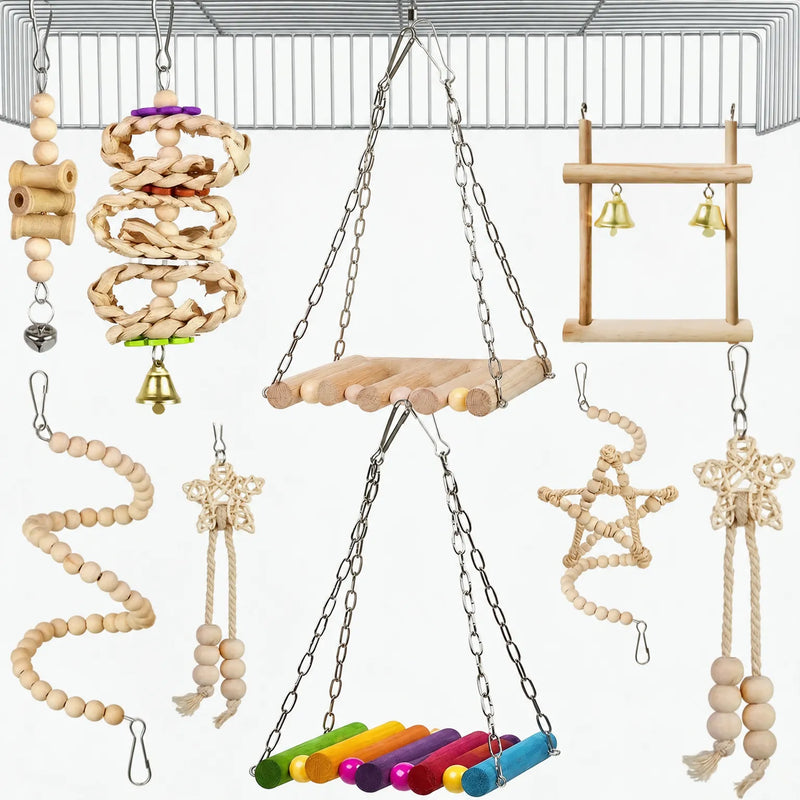 Buntes Vogelspielzeug Set -  Beakplay