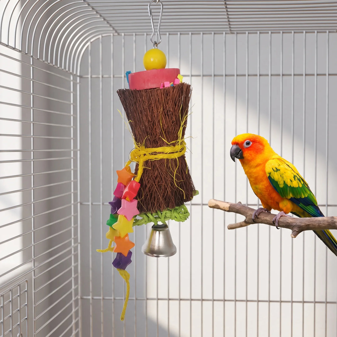 Buntes Vogelspielzeug Zum Zupfen -  ShredJoy