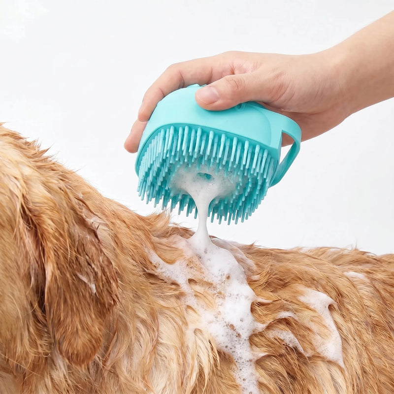 Bürste Mit Integriertem Shampoo-Behälter -  Foambrush