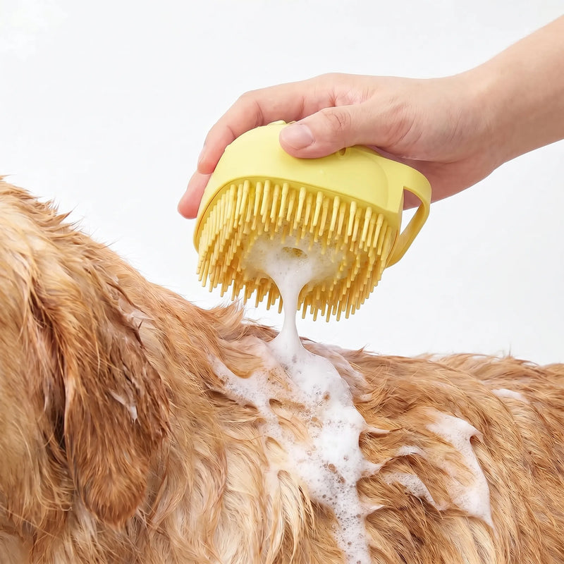Bürste Mit Integriertem Shampoo-Behälter -  Foambrush