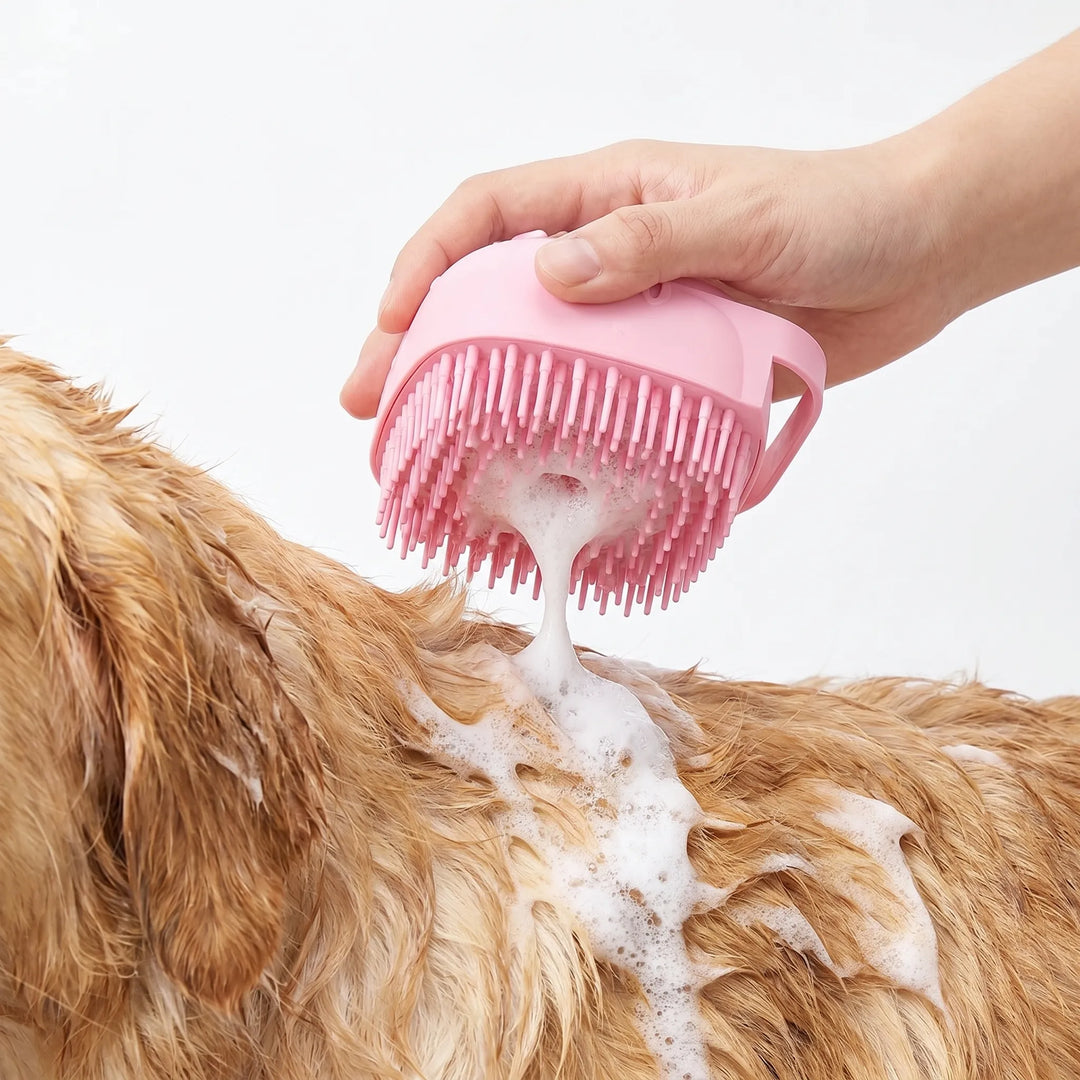 Bürste Mit Integriertem Shampoo-Behälter -  Foambrush