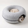 Donutförmiges Katzen-Tunnel-Bett -  Tunnest
