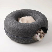 Donutförmiges Katzen-Tunnel-Bett -  Tunnest