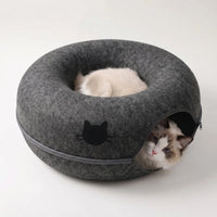 Donutförmiges Katzen-Tunnel-Bett -  Tunnest