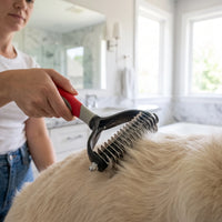 Doppelseitige Unterfellbürste Für Hunde -  CoatGroom