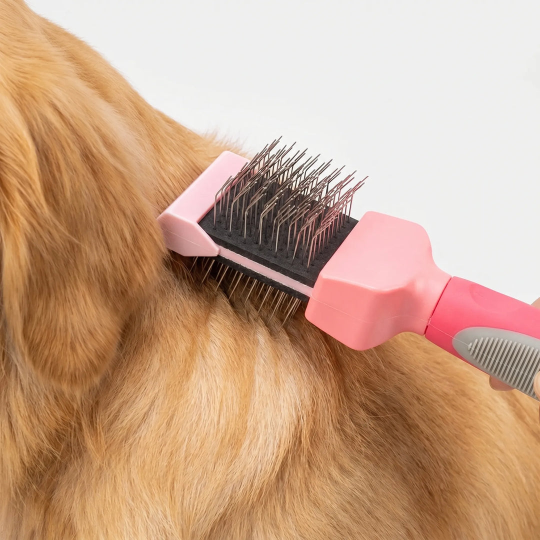 Doppelseitiger Pflegekamm Für Hund Und Katze -  GroomDuo