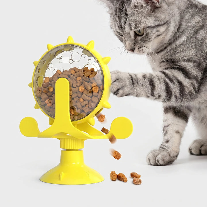 Drehendes Futterrad Mit Auslauföffnung -  TreatWheel