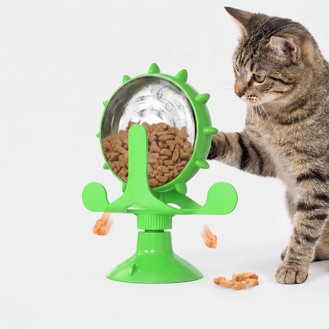 Drehendes Futterrad Mit Auslauföffnung -  TreatWheel