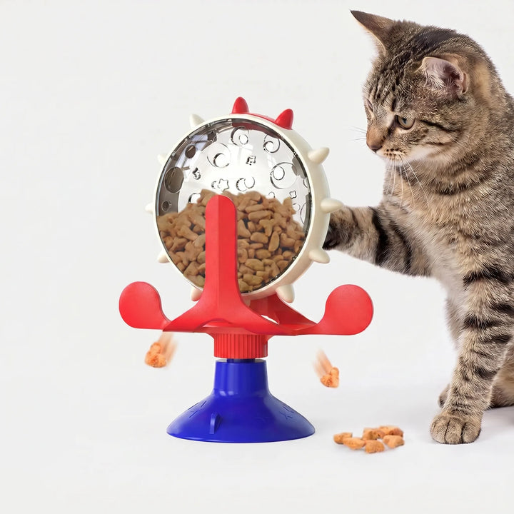 Drehendes Futterrad Mit Auslauföffnung -  TreatWheel