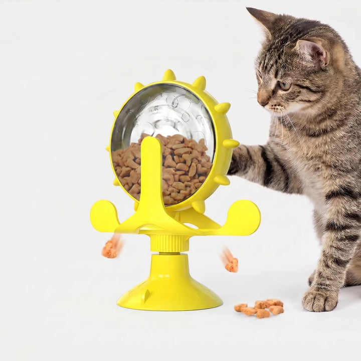 Drehendes Futterrad Mit Auslauföffnung -  TreatWheel